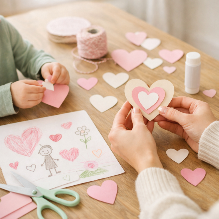 5 bricolages de saint valentin à faire avec son enfant