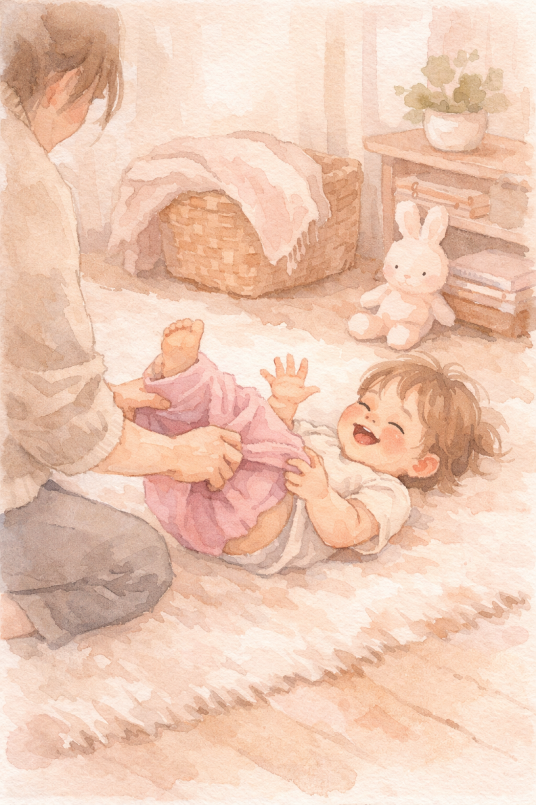 Habiller bébé sans crise : 7 astuces de maman